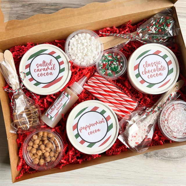 The Elf, Ice Cream Sundae Kit, Holiday Gift, Cookie & Candy 